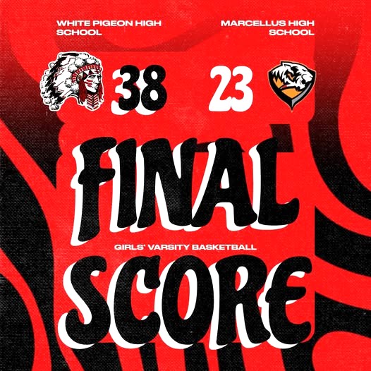 White Pigeon girls beat Marcellus 38-23